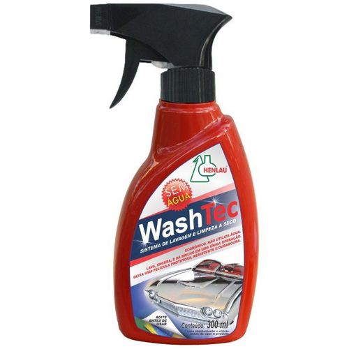 Washtec Shampoo Automotivo de Lavagem a Seco 300 Ml - Limpa e Encera - Henlau