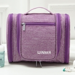 Waterproof doce cor de Grande Capacidade de suspensão Makeup Bag com alça para viagem