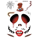 Reality impermeável Halloween Tatuagens temporarias 3D Sangue do vampiro Scar Tattoo Design Etiqueta