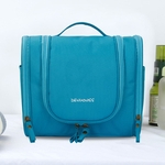 Waterproof Viagem Nylon Organizer Bag Unisex Women Cosmetic Bag Hanging viagem de maquiagem sacos que lavam de Higiene Pessoal Kits sacos de armazenamento