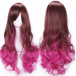 Wavy Long Curly Synthetic Wig Cosplay Fashion Sexy Women Wigs Hair Extensions