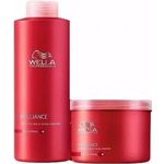 Wella Brilliance - Kit Shampoo 1 Litro + Mascara 500ml