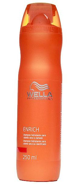 Wella Enrich Shampoo para Cabelos Normais 250ml