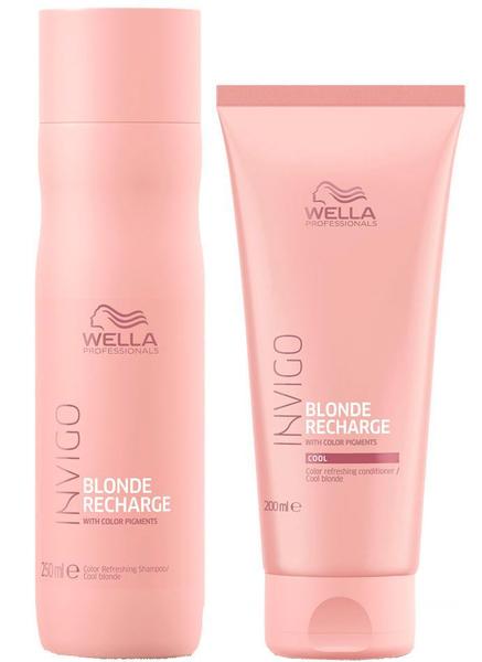 Wella Invigo Blonde Recharge Shampoo (250ml) e Condicionador (200ml)