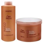 Wella Invigo Nutri Enrich - Kit Shampoo 1l + Mascara 500ml