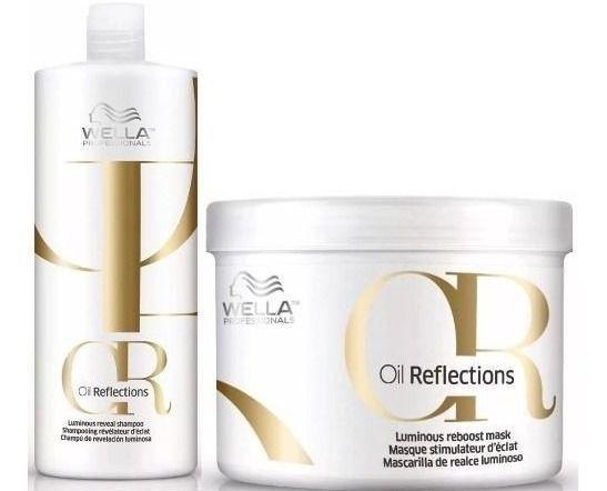 Wella Oil Reflections Kit Shampoo 1l + Máscara 500g