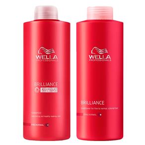 Wella Professionals Brilliance Kit - Shampoo + Condicionador Kit