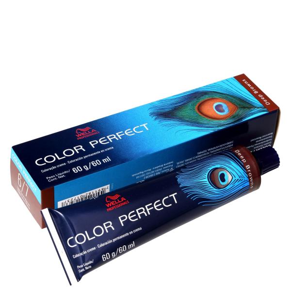 Wella Professionals Color Perfect 6/7 Louro Escuro Marrom - Coloração Permanente 60g