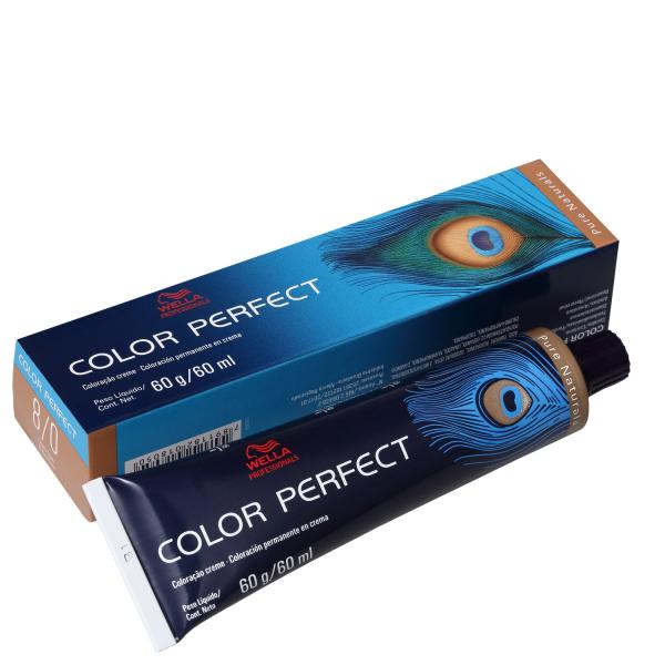 Wella Professionals Color Perfect 8/0 Louro Claro - Coloração Permanente 60g