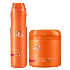 Wella Professionals Enrich - Shampoo + Máscara Kit