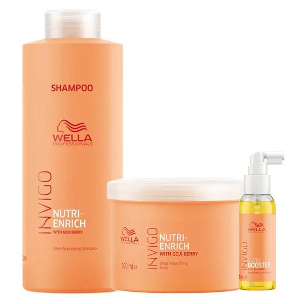 Wella Professionals Invigo Nutri-Enrich Kit - Shampoo + Máscara + Sérum