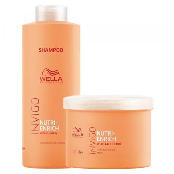 Wella Professionals Invigo Nutri-Enrich Kit - Shampoo + Máscara