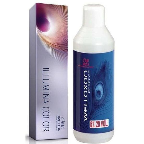 Wella Professionals Kit Illumina Color 10/0 + 1 Água Oxigenada de 6% 20vol 60ml