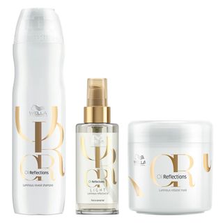 Wella Professionals Oil Reflections Kit - Shampoo + Máscara + Óleo Kit