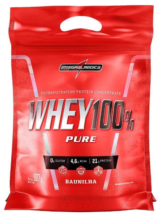 Whey 100% Pure Integralmédica - 907g - LI304790-1