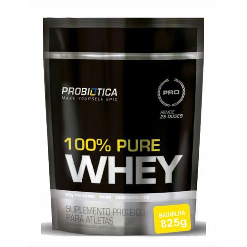Whey 100% Pure Refil 825g - Baunilha - Probiótica