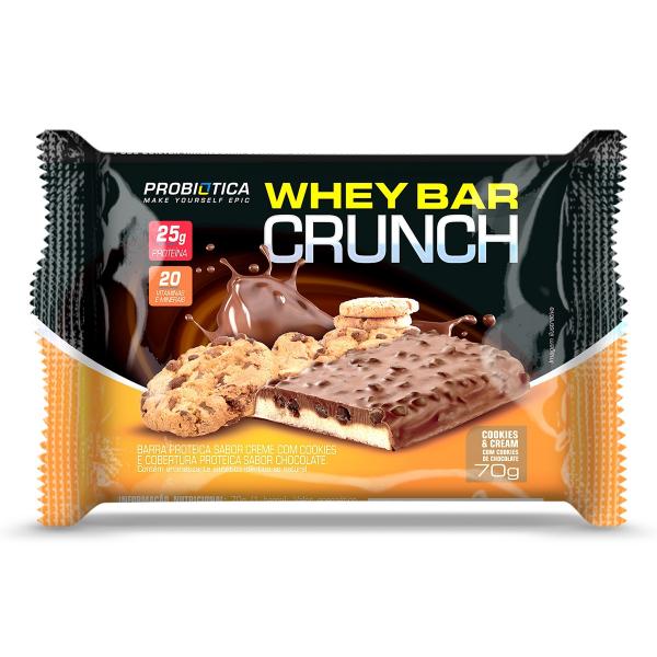 Whey Bar Crunch 70g Un - Probiótica