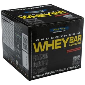 Whey Bar Low Carb - 24 Unidades - Probiótica - Chocolate