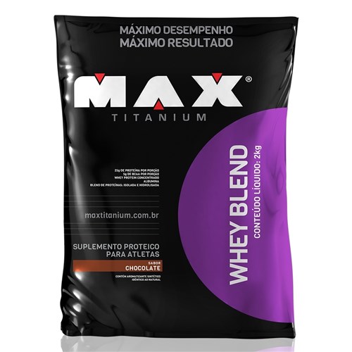 Whey Blend 2kg - Max Titanium - Vitamina de Frutas