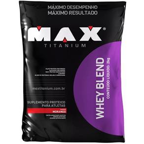 Whey Blend Morango 2Kg Max Titanium (Refil)