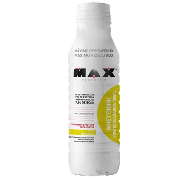 Whey Drink - 480Ml - Max Titanium - Maracuja