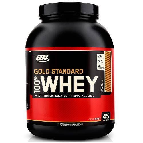 Whey Gold Standard On - Optimum Nutrition 909g Sabor Baunilha