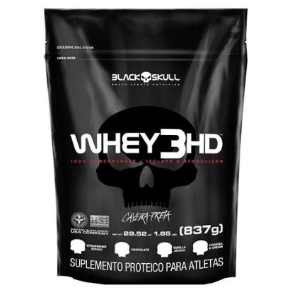 Whey 3HD 837gr Refil - Black Skull