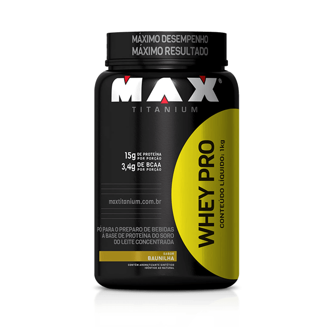 Whey Pro Max Titanium 1Kg (vitamina de Frutas)
