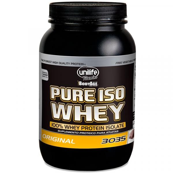 Whey Protein 30g Pure Isolado 900g Chocolate Unilife