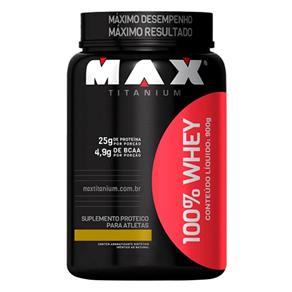 Whey Protein 100% 900G - Max Titanium - Chocolate