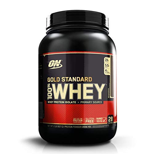 Whey Protein 100% Gold Standard, Optimum Nutrition, Brigadeiro, 909 G