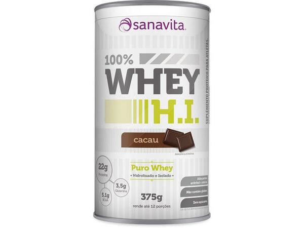 Whey Protein 100 H.I Sanavita Cacau 375g
