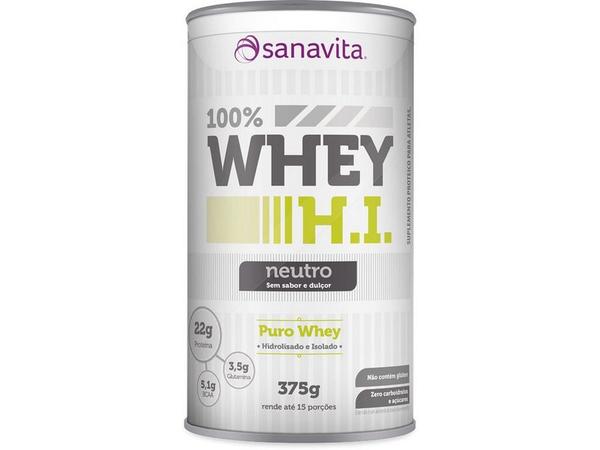 Whey Protein 100 H.I Sanavita Neutro 375g
