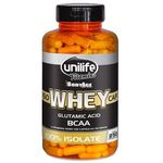 Whey Protein 100% Isolada - Bcaa - Unilife - 250 Cápsulas