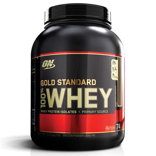 Whey Protein 100% Whey Gold Standard 2,3kg 5lbs Isolado - Optimum Nutrition - LI361237-1