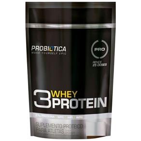 3 Whey Protein - 825G Morango - Probiótica