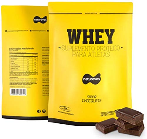 Whey Protein - 907g Refil Chocolate - Naturovos, Naturovos