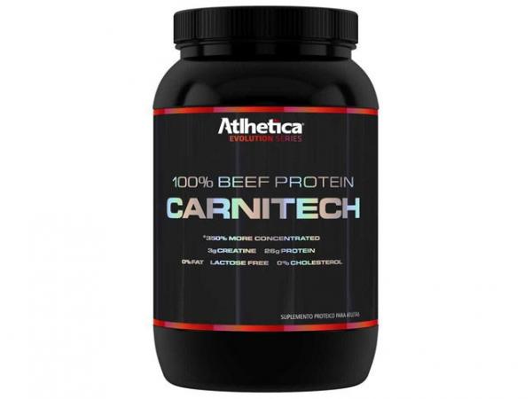 Whey Protein Beef Protein Carnitech 900g Chocolate - Atlhetica