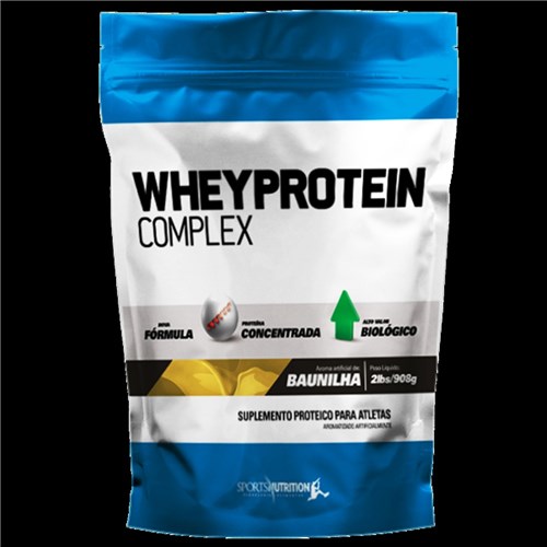 Whey Protein Complex 908G Sports Nutrition - Sabor Chocolate