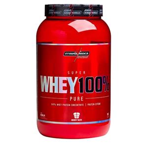 Whey Protein Concentrado 100% Super Whey - Integralmédica - 907g- Morango