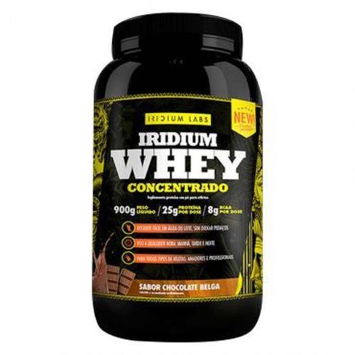 Whey Protein Concentrado 900g - Chocolate Belga - Iridium Labs