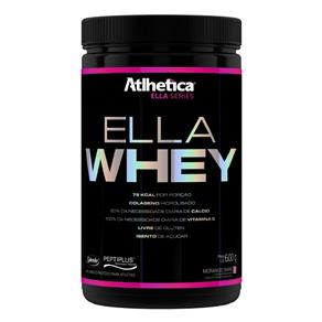 Whey Protein Concentrado Ella Whey - Atlhetica - 600g- Morango