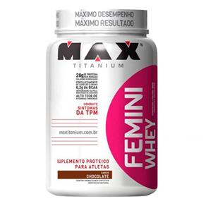 Whey Protein Concentrado Femini Whey - Max Titanium - 600Grs