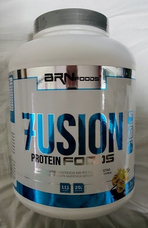 Whey Protein Concentrado Fusion Protein Foods 2Kg - Brn Foods (Baunilha)