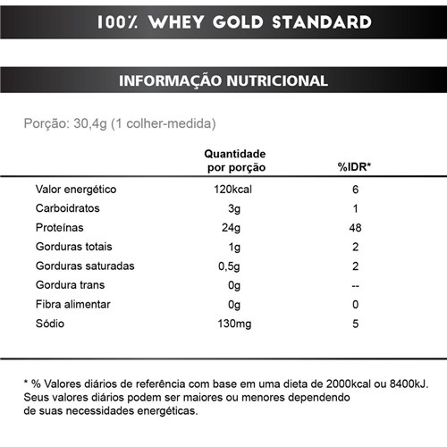 Whey Protein Gold 100% 909g - Optimum Nutrition Banana