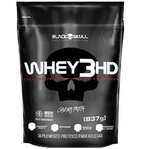 Whey Protein 3HD Refil - Black Skull - 837 G