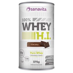 Whey Protein Hidrolisada e Isolada 100% H.I. - Sanavita - 375G - 375g - Cacau