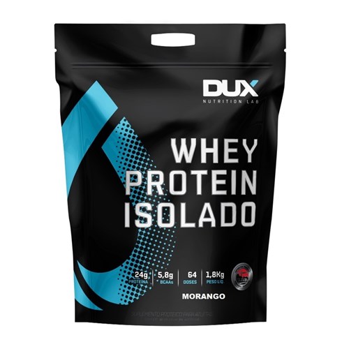 Whey Protein Isolado (1800G) - Dux Nutrition - Morango