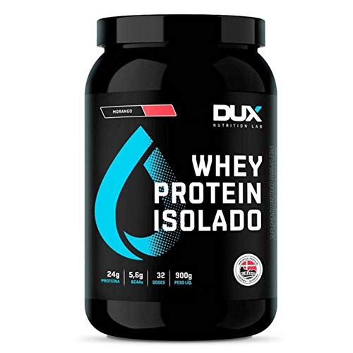 Whey Protein Isolado - DUX Nutrition - 900g - Morango