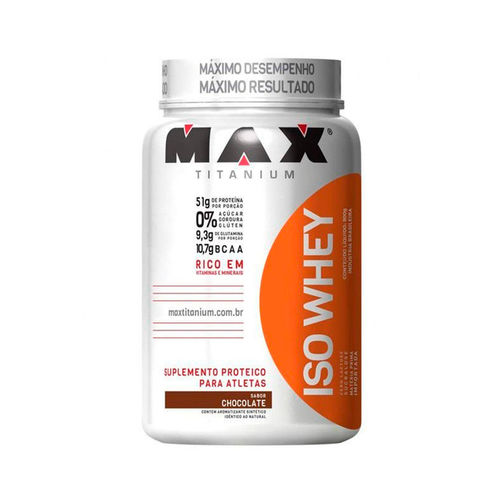 Whey Protein Isolado Max Titanium 900 Gr